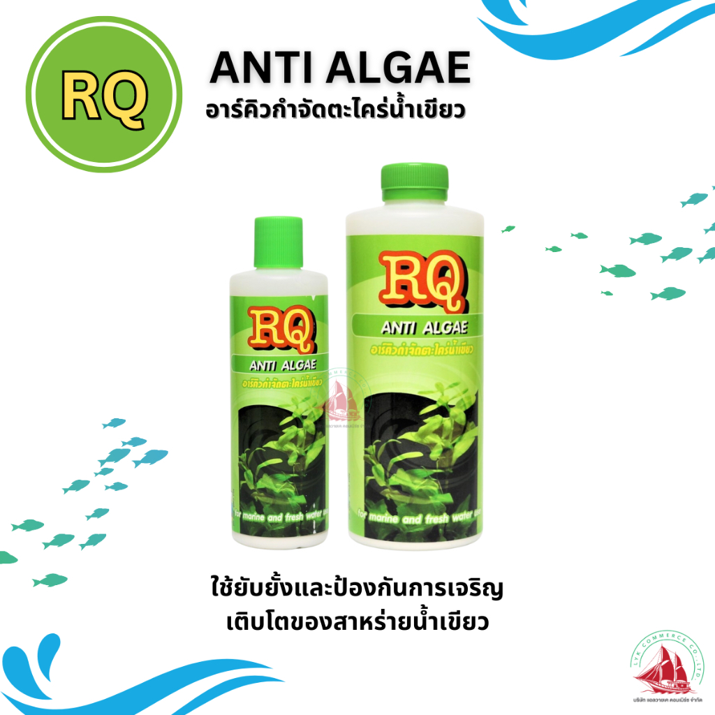 RQ ANTI ALGAE (RQ Removes Green ALGAE) 200ml. Và 500ml.