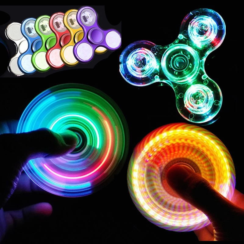 Gyro LED Fidget Spinner Đồ chơi Đồ chơi trẻ em Tay