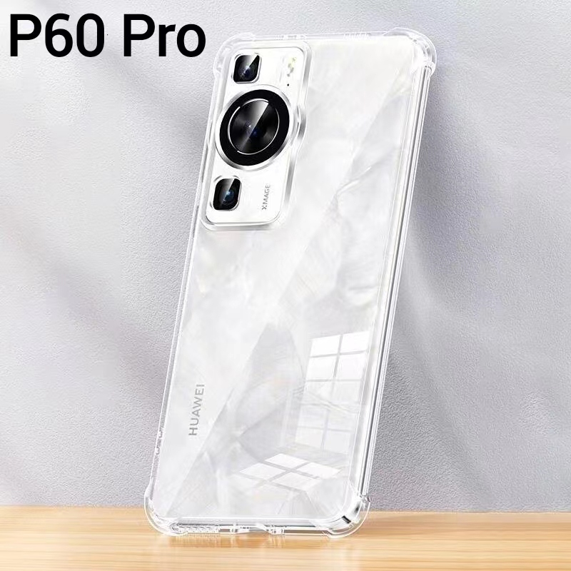 Ốp lưng P60 Pro Model Clear Tpu Vỏ Camera chống sốc Huawei P60 Pro / Huawei P60