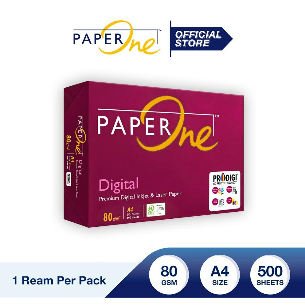 A4 PaperOne Digital A4 80 Gram / 1 Ream