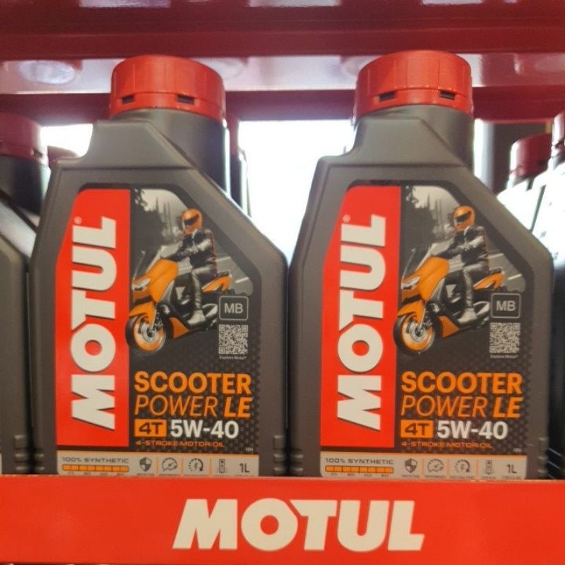 Dầu động cơ Motul Scooter Power 5w40 1 lít mỗi lon ️