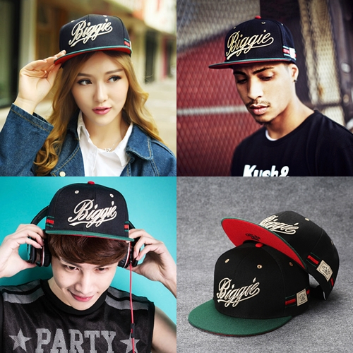 Cap _ Biggie Skull Hat Mũ bóng chày thêu Hip Hop