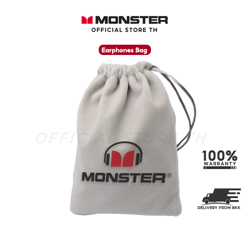 Túi đựng tai nghe bằng vải Monster Tương thích với tai nghe có Logo Edifier