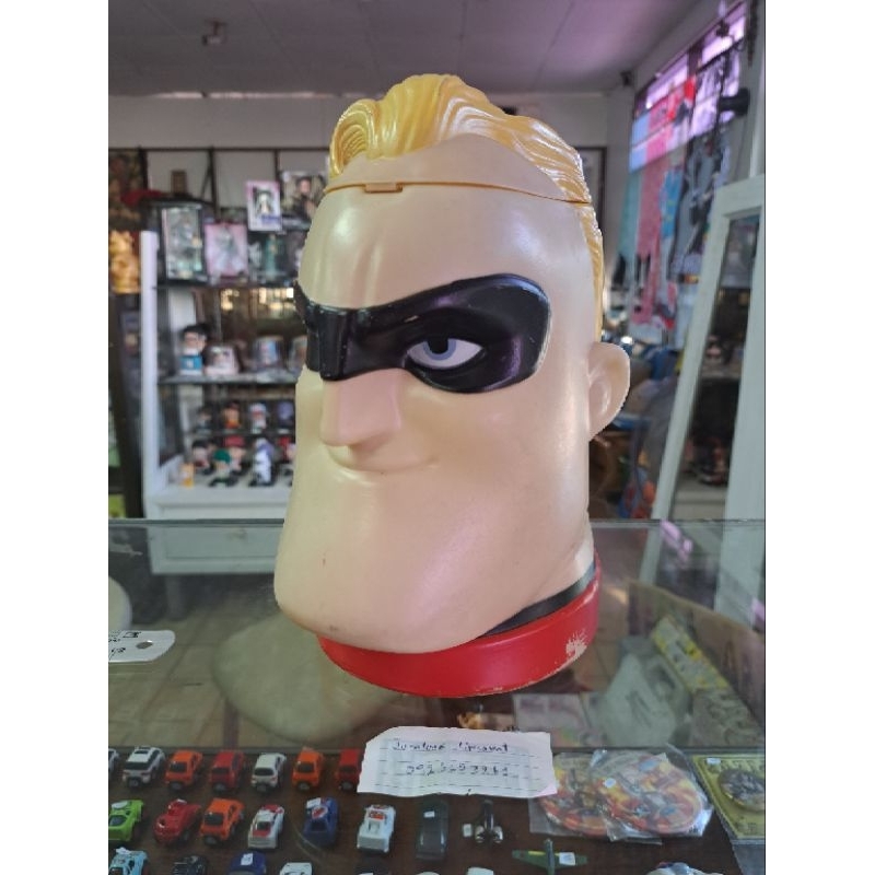 Xô bỏng ngô từ The Incredibles Mr. Mặt nạ cao su đáng kinh ngạc đã qua sử dụng Không nứt nẻ Có nếp n