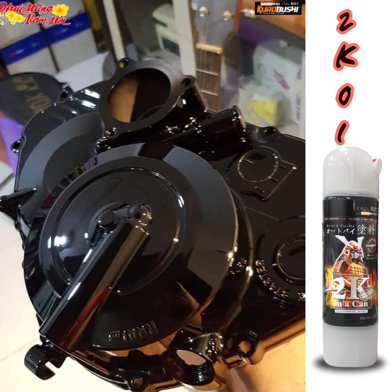 Sơn phun Samurai 2k01 2k Sơn bóng 2k01 Sơn mài Size 400Ml
