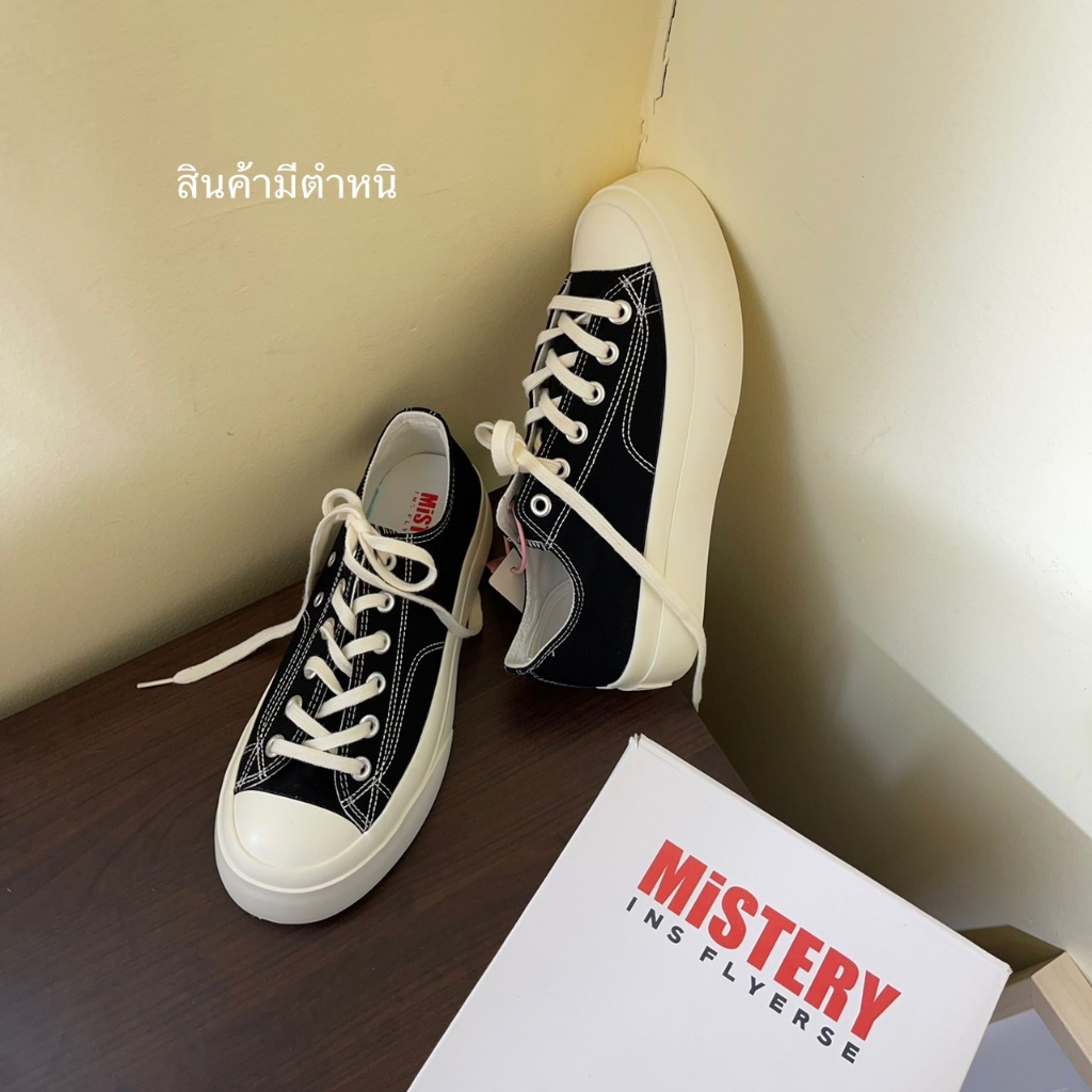 (Sản phẩm có lỗi) Giày thể thao đẹp Chiều cao sàn màu đen khoảng 3,7 Cm. Mẫu TOP THẤP Thương hiệu MI