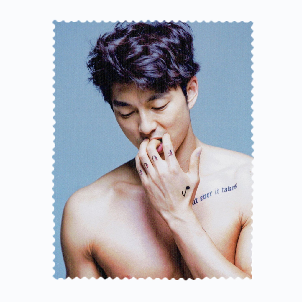 Gong Yoo Hàn Quốc Nam Diễn Viên Kính Làm Sạch Ống Kính Vải Microfiber