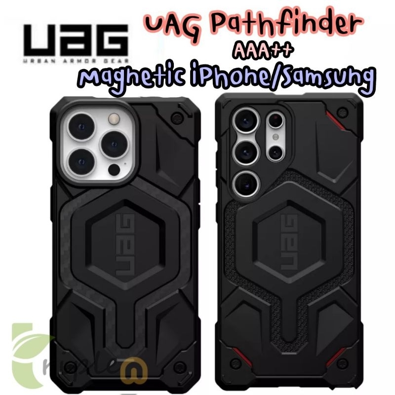 [AAA + +] Bộ sạc từ tính UAG Monarch Pro cho iPhone15pro Max 13 Max / 14 / Samsung S23Ultra Kevlar
