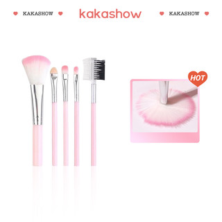  kakashow Bộ 5 Cọ Trang Điểm Nền   Phấn Mắt   Phấn Nén   Má Hồng A236 