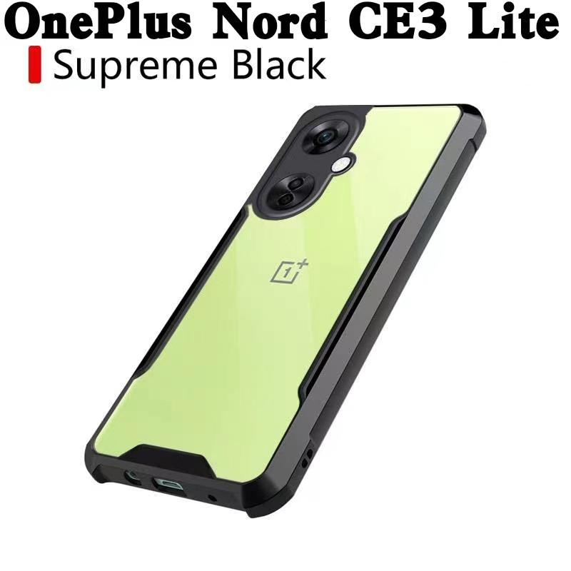 Ốp lưng chống sốc OnePlus Nord CE 3 Lite 5G viền màu trong suốt CE3 5G