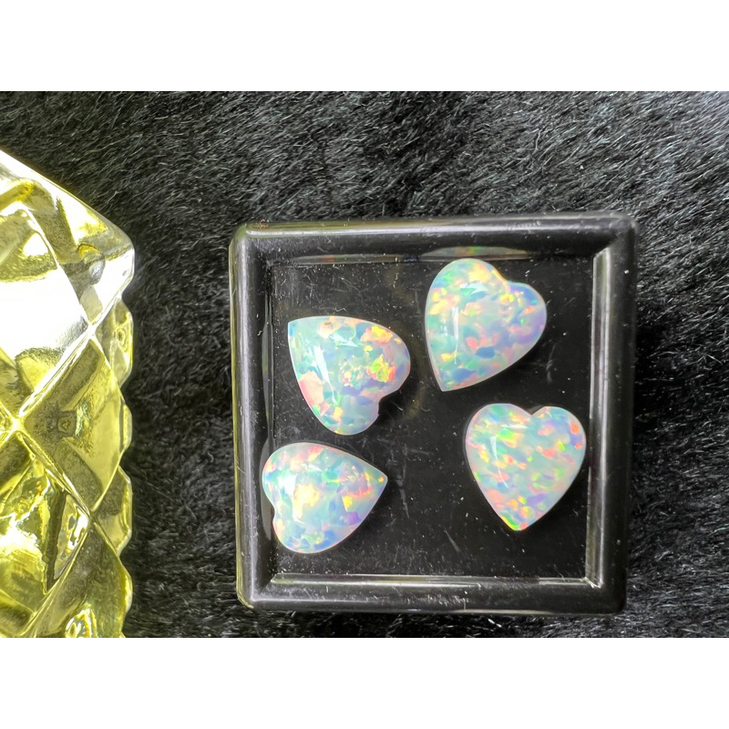 OPAL 9X9 MM 1 Cái Opo LAB TỔNG HỢP TRÒN TRẮNG 9X9 1 CÁI