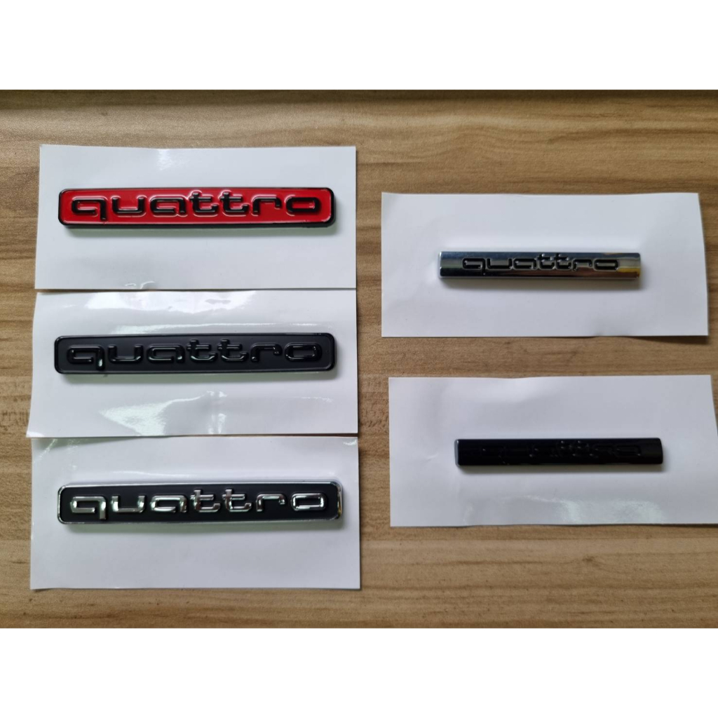 Logo huy hiệu QUATTRO AUDI cho cốp sau A3 | S3 A4 TT Q5 Q7