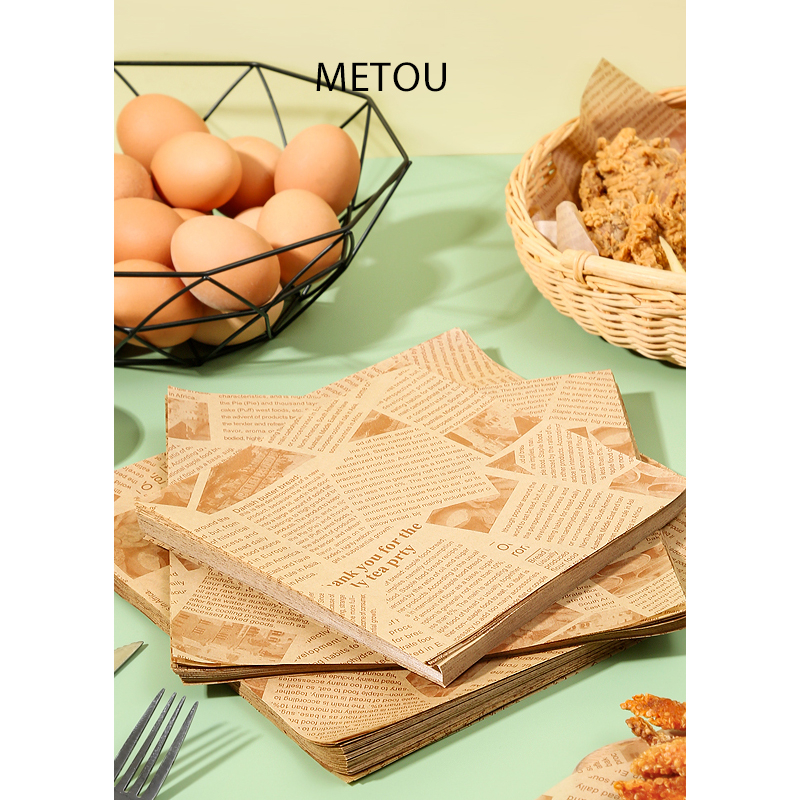 Mẫu báo giấy nướng và (120 miếng mỗi gói) -Arrange