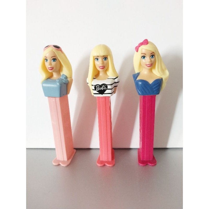 Đồ chơi đầu hoạt hình Barbie từ Candy pez đã qua sử dụng (Xem chi tiết)