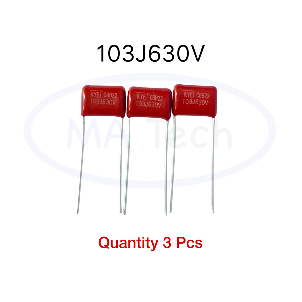 103J630V CBB22 10nF 630V Polyester Film 0,01uF 630V CBB22 Polypropylene 103j630 1 Bộ Có 3 Miếng.
