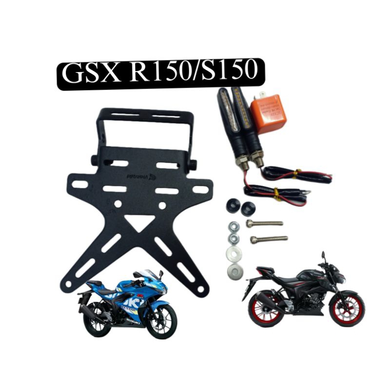 Đuôi ngắn có thể gập lại suzuki GSX r150 S150 có đèn báo rẽ trang trí