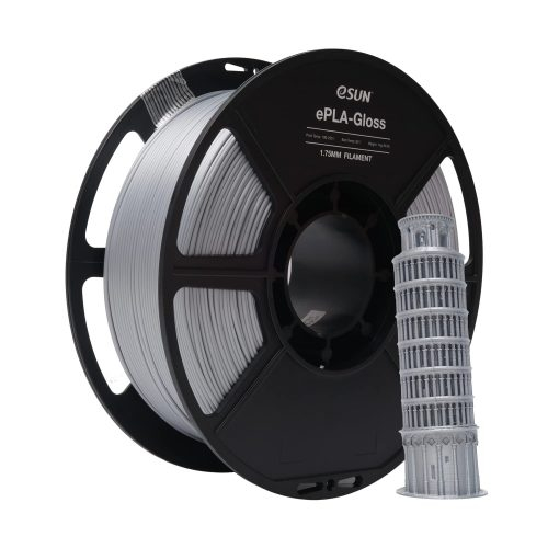 Bạc eSUN ePLA-Gloss 1.75mm 1 Kg. ePLA Gloss 3d Máy in Dây tóc Vật liệu in sợi nhựa