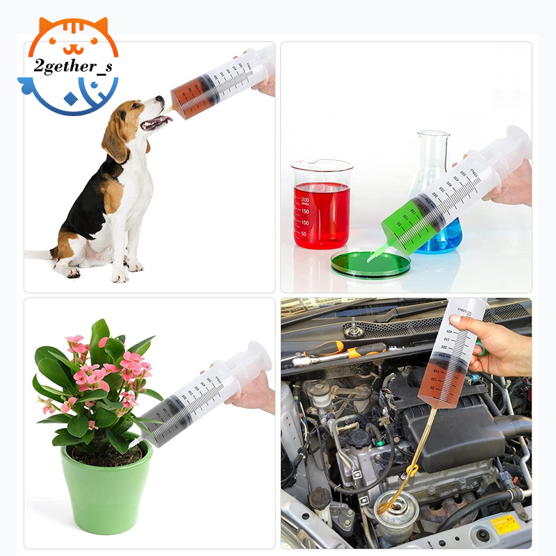 Ống tiêm 2gether Nhựa hút lỏng Kích thước 100-500cc.