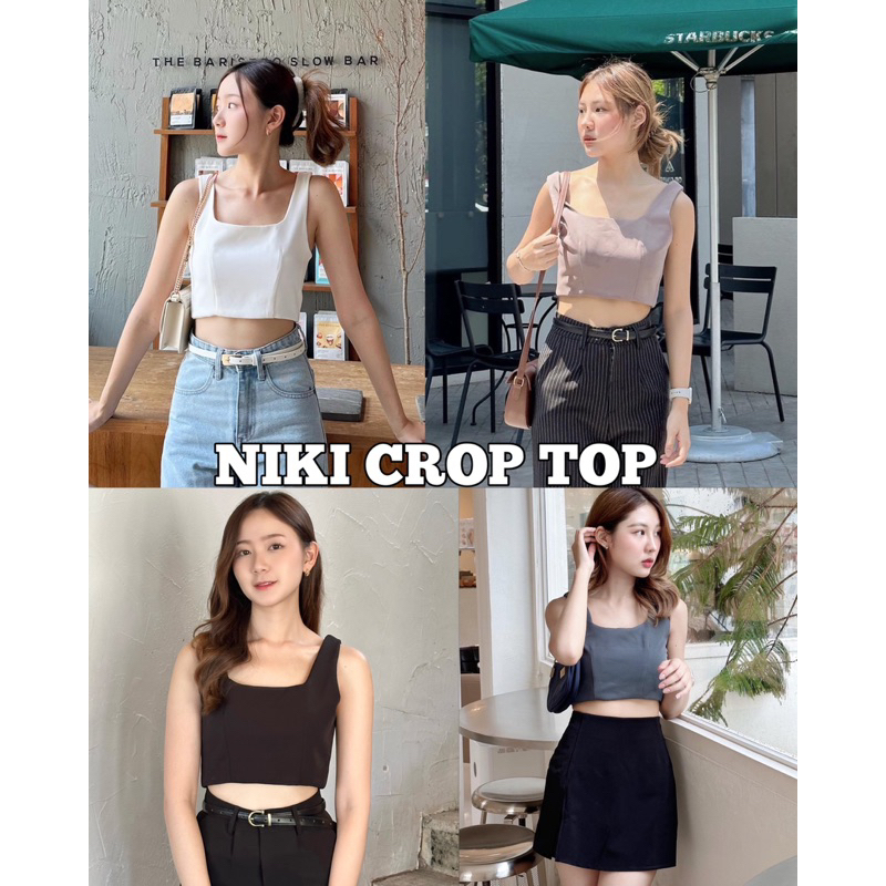 Imily.style: áo crop top niki