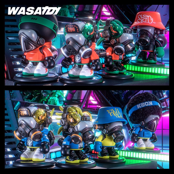 Random gachabox Wazzup Chameleon Splash 206 series-by LAM TOYS