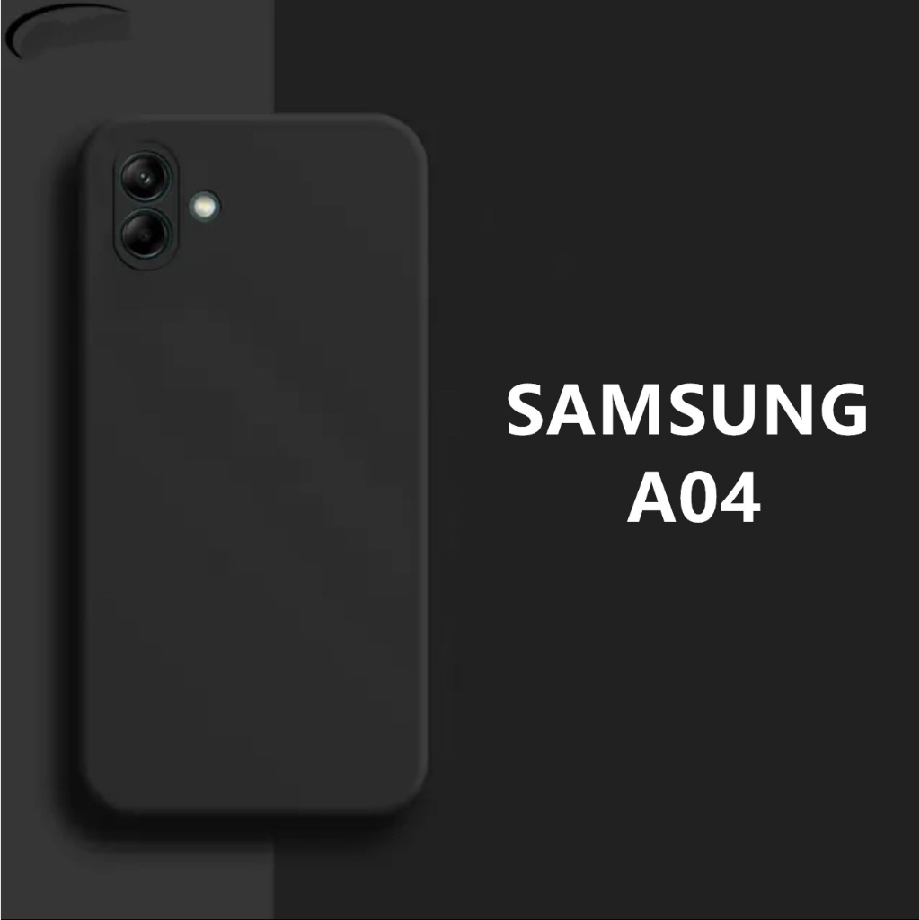 Từ Thái Lan Ốp Lưng TPU Samsung A04 Silicon Mềm Rất Đẹp Và Mỏng Đen galaxy A04