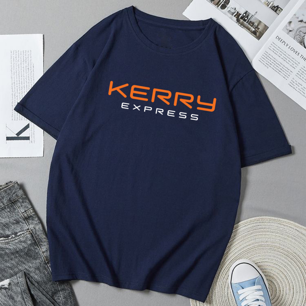 Áo thun Kerry Express Vận chuyển vải tốt Cotton1 Dày mềm mại thoải mái khi mặc