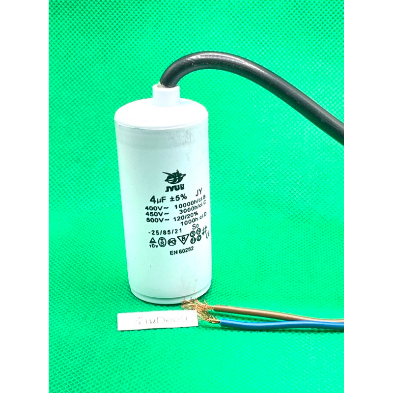 Tụ điện3uf 450v 6uf 450v 4uf 450 v 8uf 450 10uf 450v Tròn trắng có dây đeo