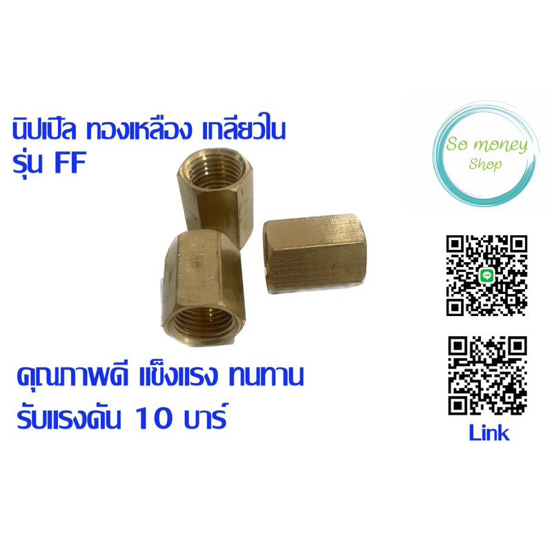 Mô hình ren bên trong bằng đồng thau Nibble Ff6-6 (Chủ đề 3 / 4)