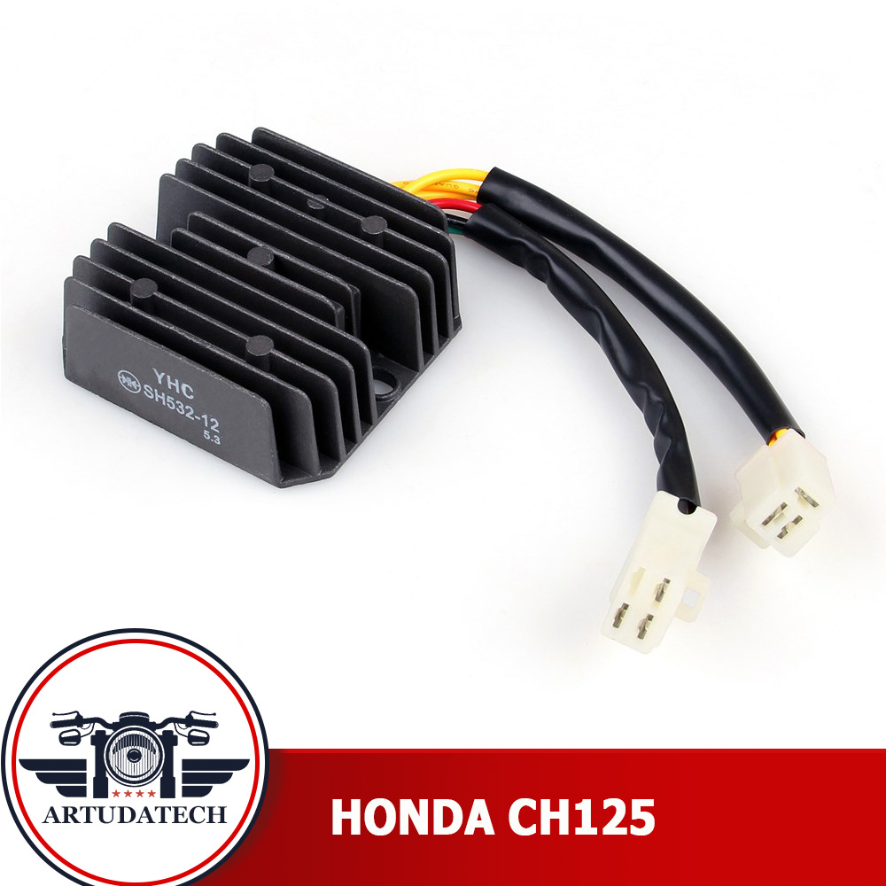 Tấm sạc Honda CH125 CH150 6 dây CN250 1986-2001 Mạch chỉnh lưu