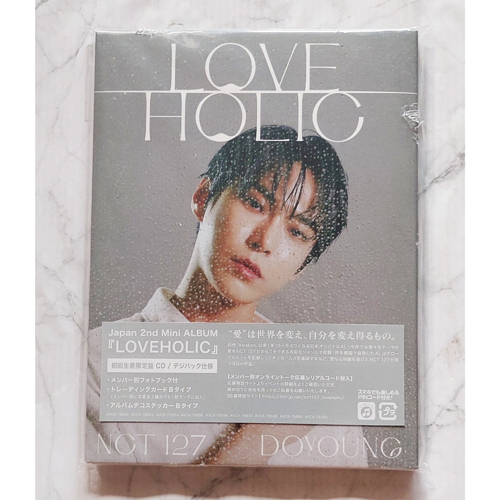 Album Nhật Bản NCT 127-LOVEHOLIC Doyoung Cover Version Unpacked No Kpop CD Card By
