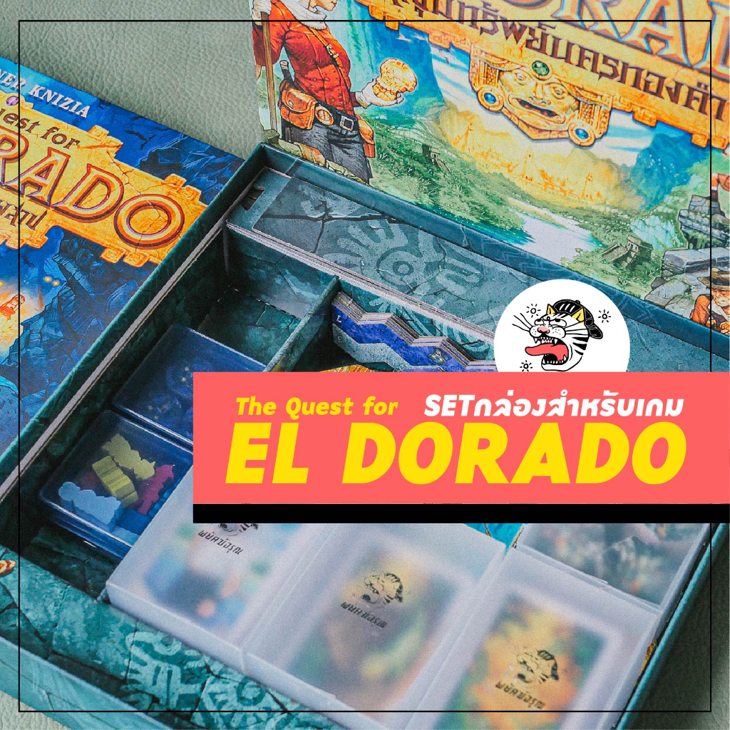 [Nhiệm vụ cho EL DORADO] ️ Không bao gồm trò chơi ️ Bộ hộp Thẻ Token Board boardgame