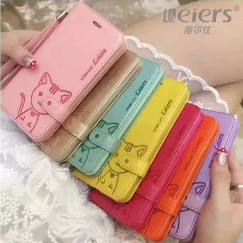 Flip Case Cat Cho Samsung A7 2015 A700 A7 2016 A2Core A710 A7 2017 A01Core A720 Note8 A7 2018 Có Thể