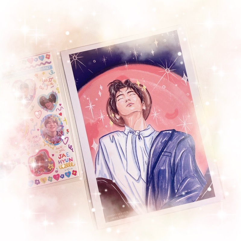 Poster dán bưu thiếp NCT JAEHYUN