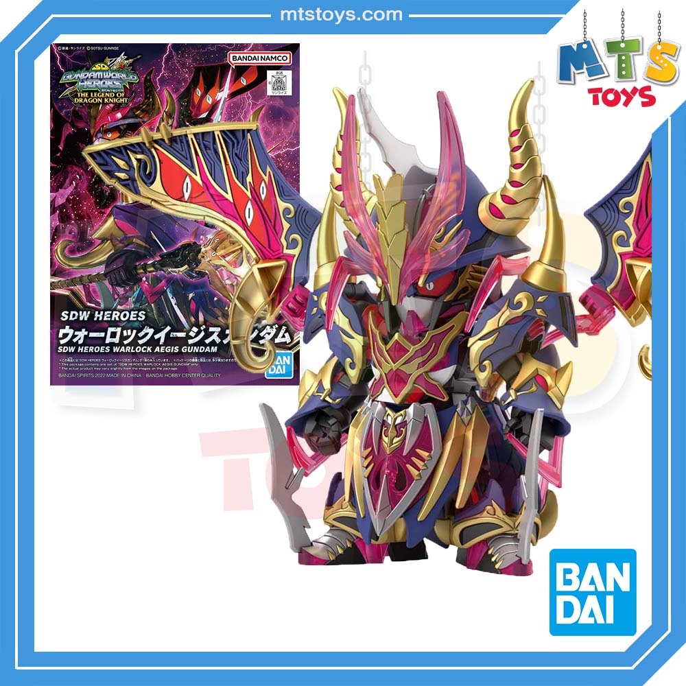 * * Đồ chơi MTS * * Bandai SDW Heroes: 24 Warlock Aegis Gundam Chính hãng