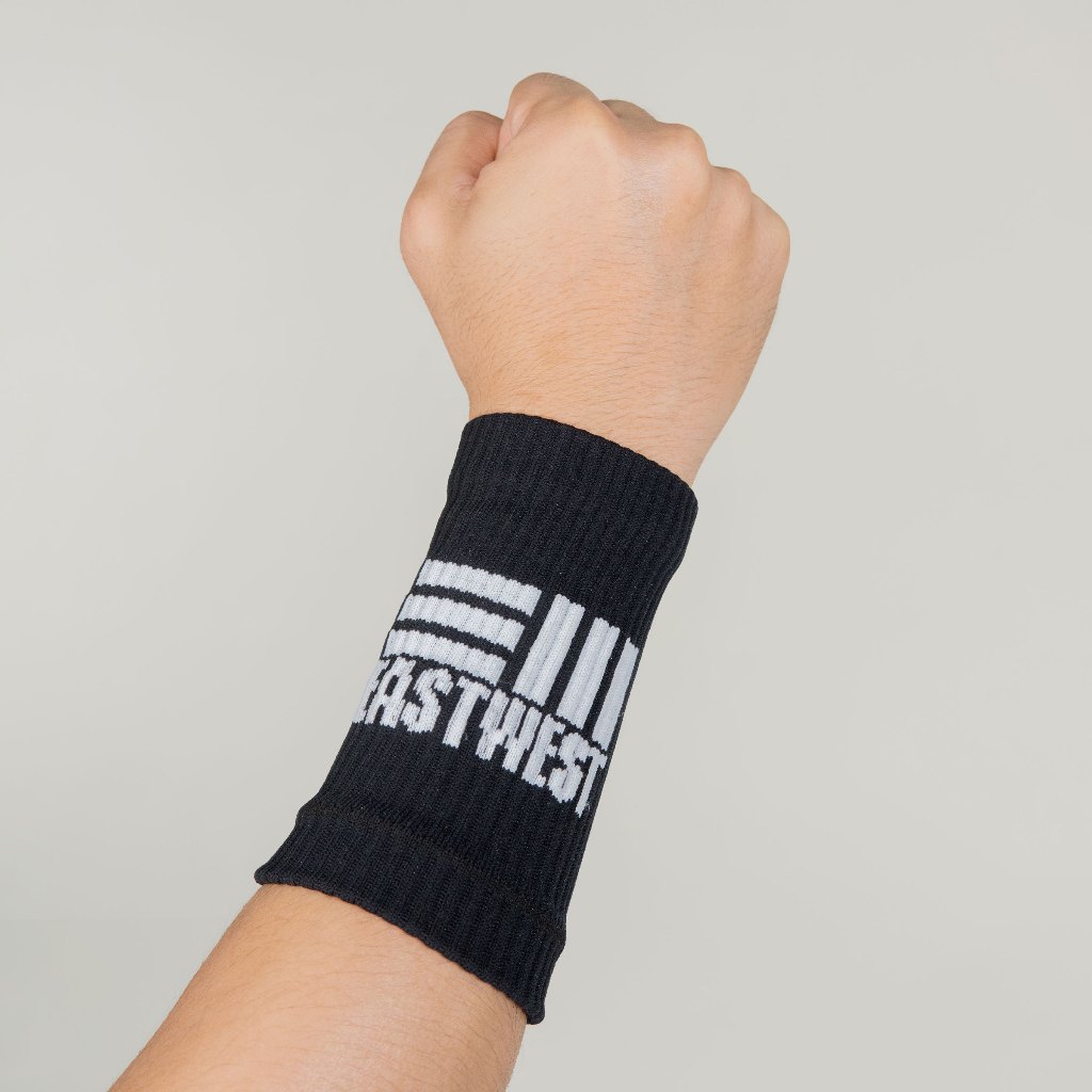 Dây đeo cổ tay SWEATBAND Tập thể dục thấm mồ hôi-East West Fitness