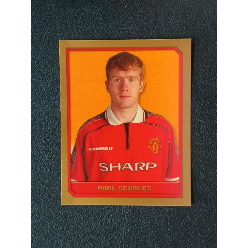 Thẻ / Nhãn dán bóng đá Paul Scholes