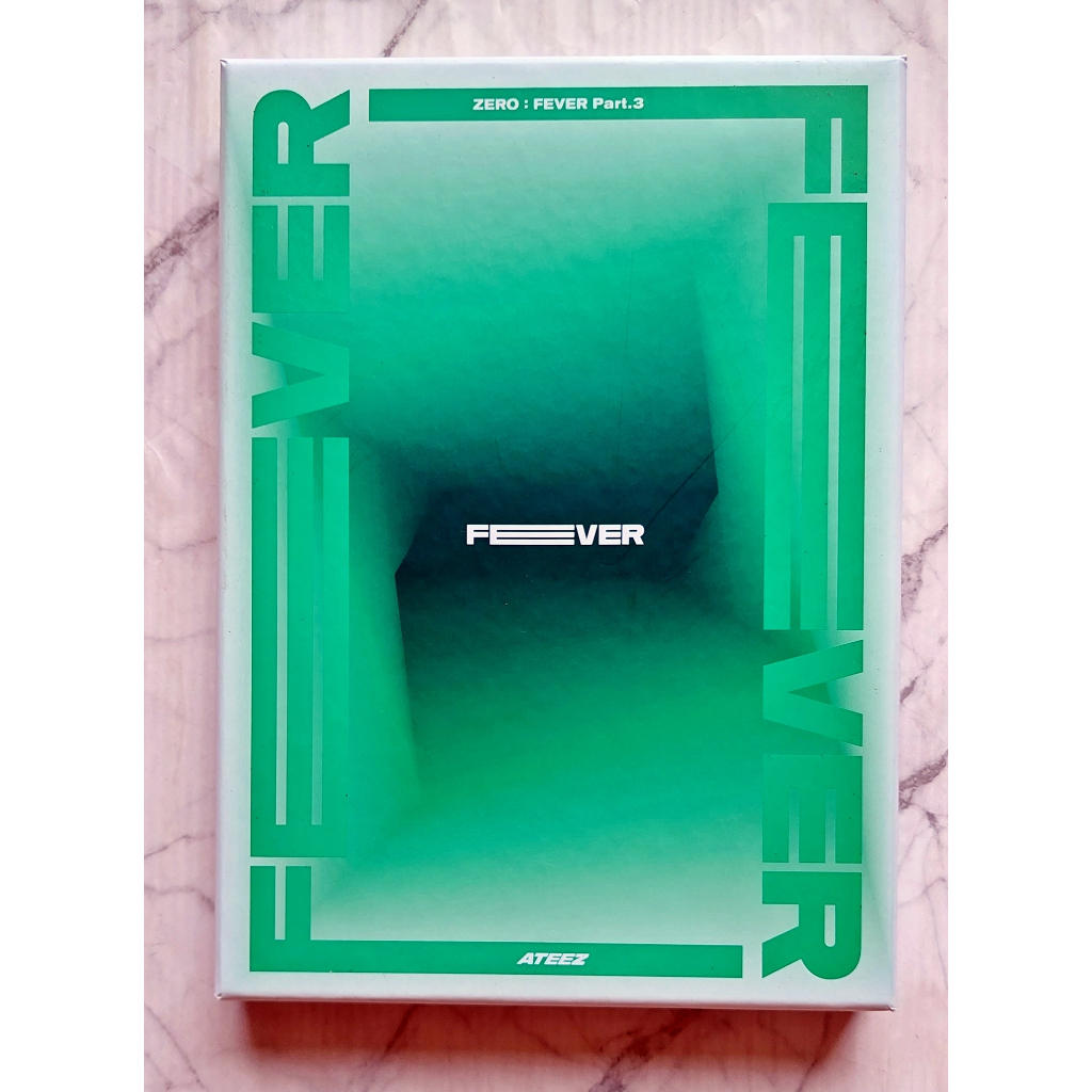 ATEEZ-ZERO: FEVER PART.3 Phiên bản Album A Unpacked No Card Kpop CD Deja Vu Poster