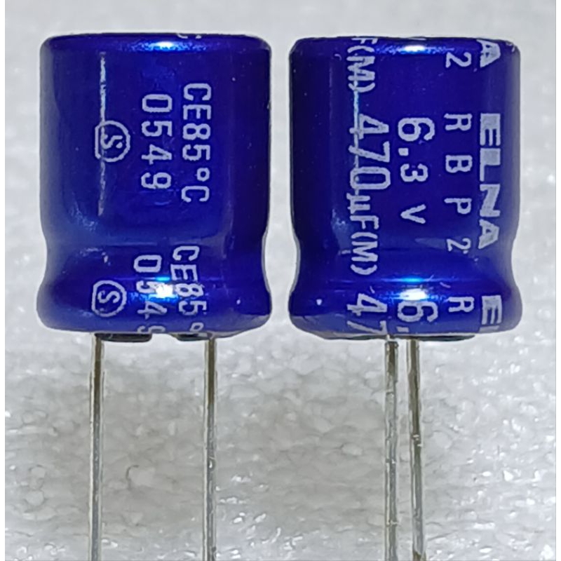 Elna RBP2 470uf 6.3v Loại tụ điện lưỡng cực Không BP không cực