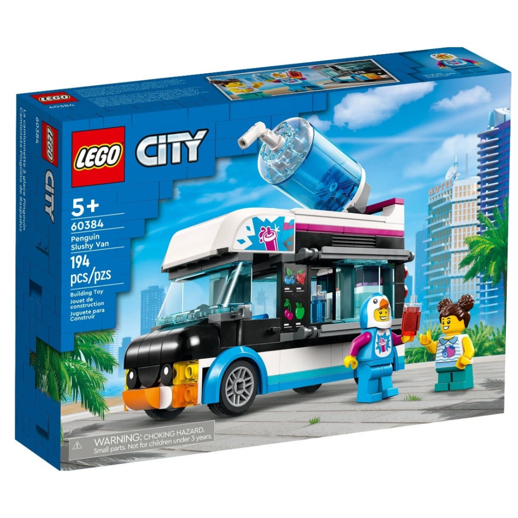LEGO City 60384 Penguin Slushy Van