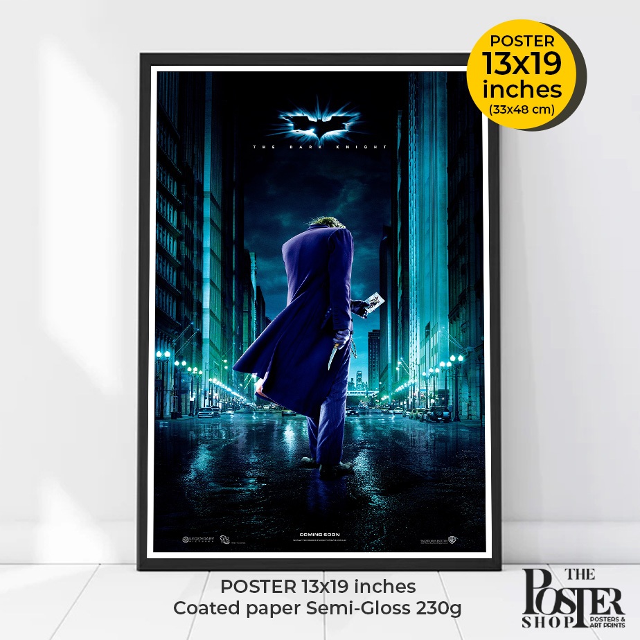 Batman - Poster Bộ ba Hiệp sĩ bóng đêm 2005-2012 (Christopher Nolan) Christian Bale, Michael Caine ❈