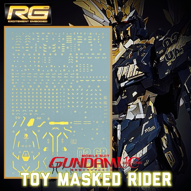 DECAL SF RG 27 Nước 1 / 144 BANSHEE Màu vàng bóng