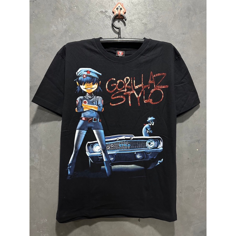 Áo thun Gorillaz Rockyeah Ký 1 Cotton
