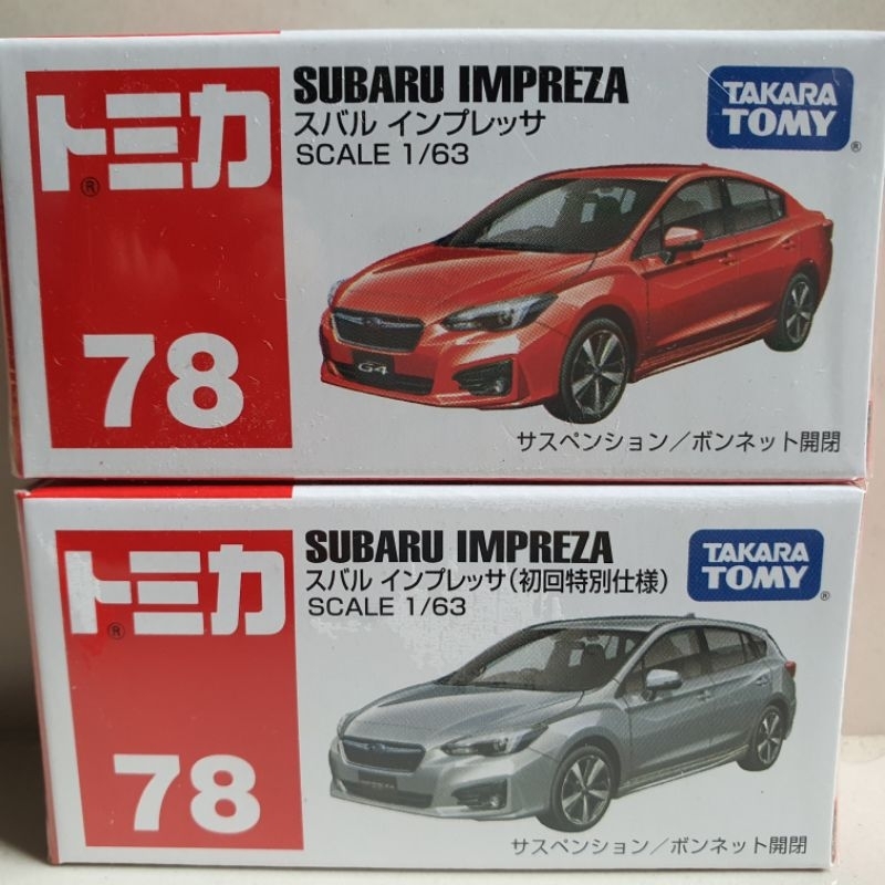 Mẫu xe kim loại Tomica 78 Subaru Impreza
