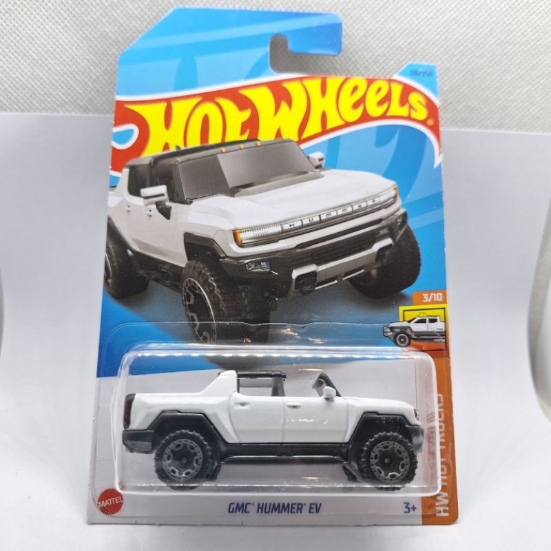 Hotwheels GMC HUMMER EV Metal Car White (ib63)