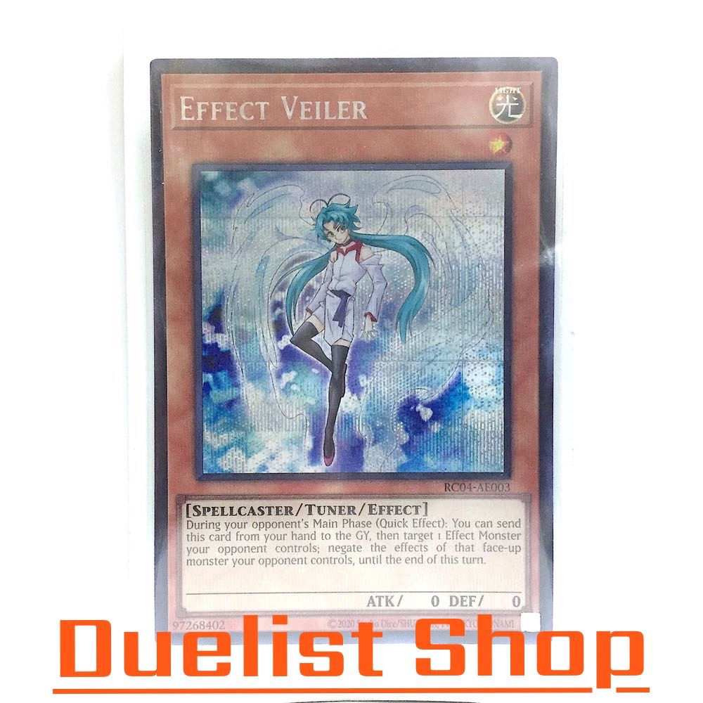 Effect Veiler (SE) Monster Light Level1 [Spellcaster / Tuner / Effect] Set RC04-AE003 Yu-Gi-Oh Thẻ O
