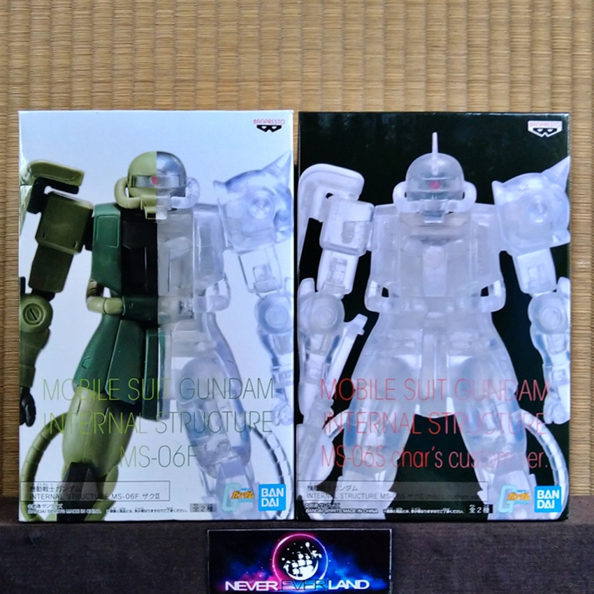 BANDAI BANPRESTO FIGURE: DI ĐỘNG SUIT GUNDAM ZZ / ✾ ้ ✪ - BỘ STRUCTURE MS-06S ZAKU II