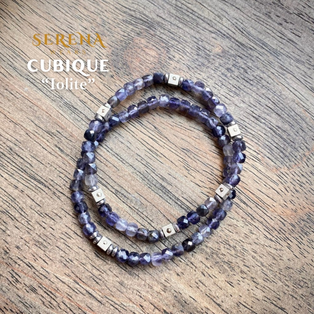 SERENA x CUBIQUE ‌ Vòng tay đá thật Iolite 4,5mm