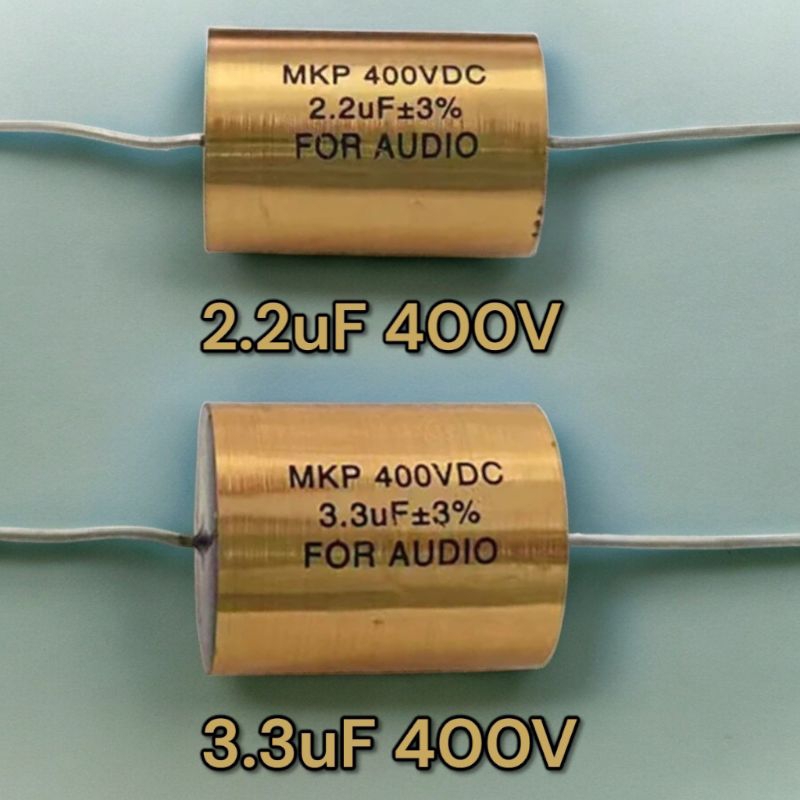 C Treble MKP 400V 2.2uF / 3.3uF (Vàng)