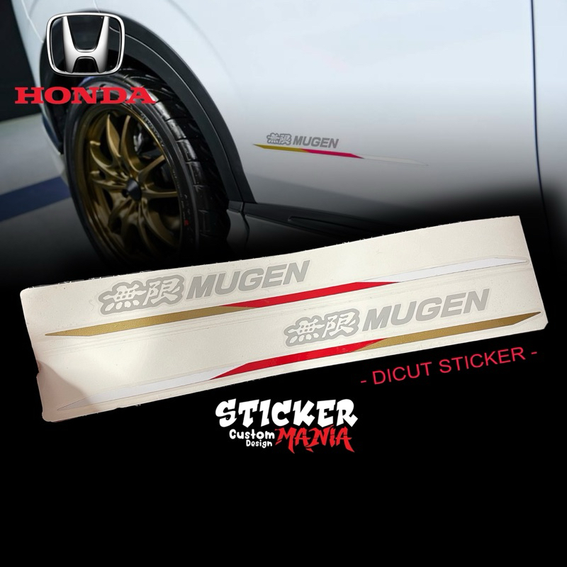 (1 Cặp) Phiên Bản Mới Của Miếng Dán MUGEN Cho Door Man Honda Sticker