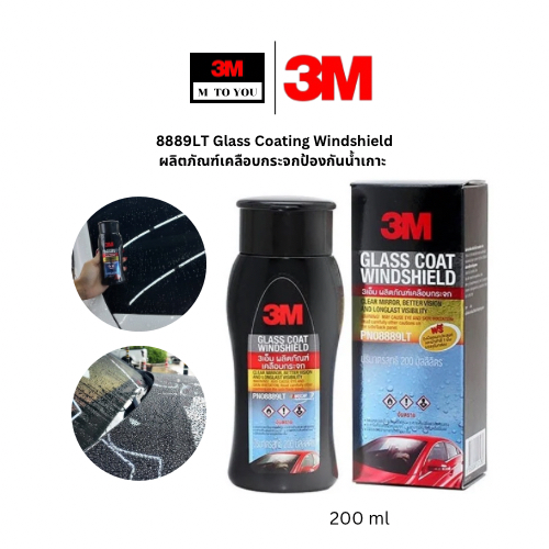 Sản phẩm phủ kính chống nước 3M 8889LT 08889lt Kính chắn gió 200 ml